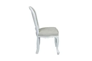 VI Bridgeport Round Back Dining Chair - Wht thumbnail 4