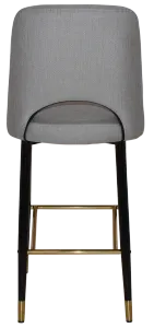 EZ STOOL ALBURY SIDE 750 METAL BLACK BRASS thumbnail 5