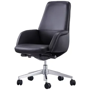 ST Captain Genuine Leather Low Back Executive Chair thumbnail 8