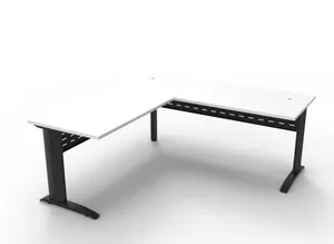 RL Span White Desk and Return thumbnail 2