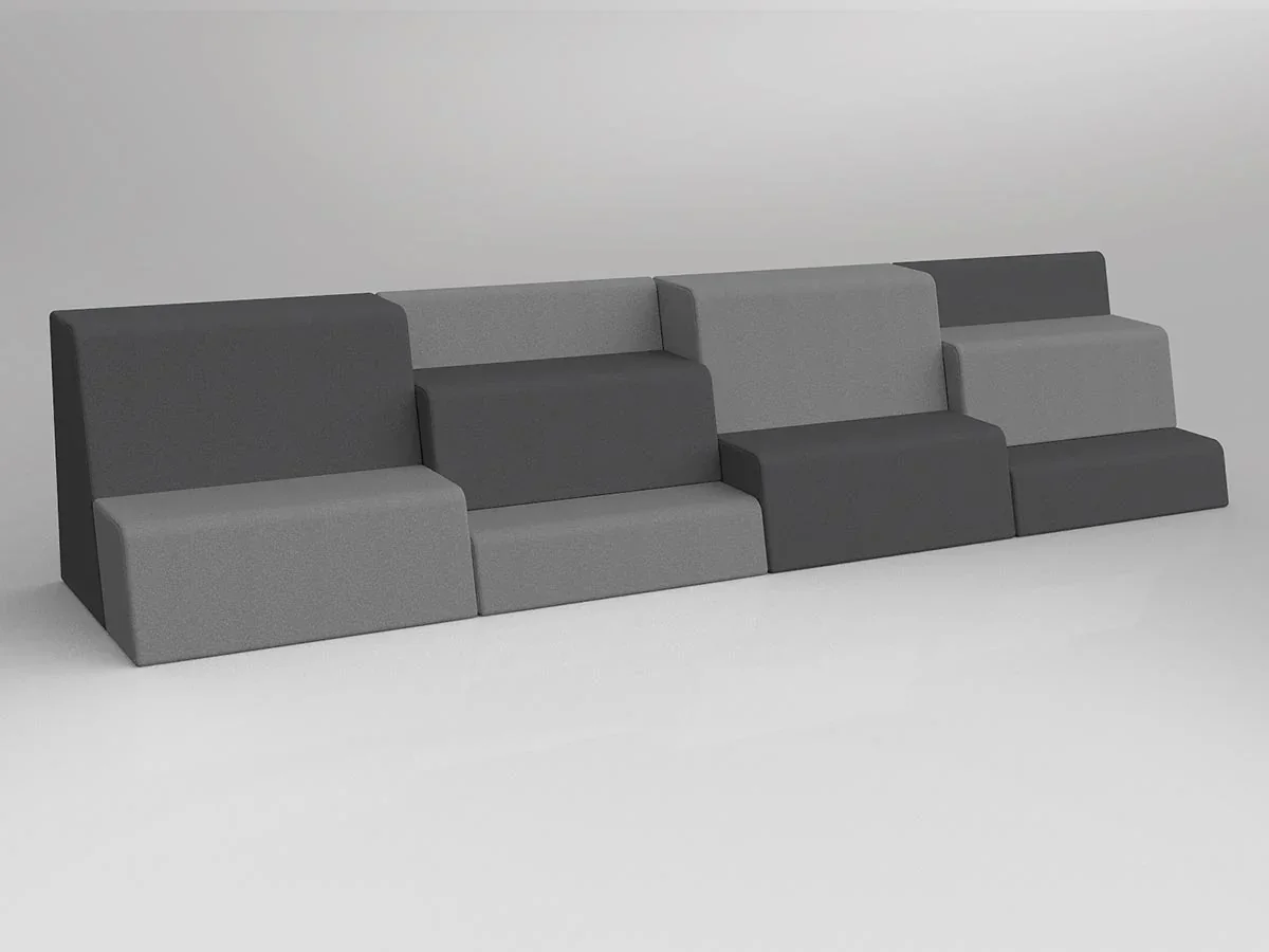 OL Motion Grandstand 4 Seater Breakout Area Tiered Seating