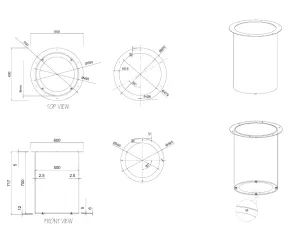 RL Drum Base Round Meeting Table thumbnail 3