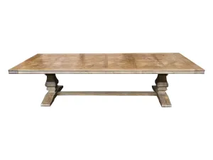 MF Kensington Solid Elm Timber Royal Dining Table thumbnail 4