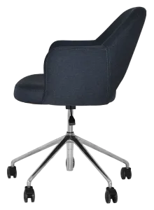 EZ ARM CHAIR ALBURY CASTOR V2 POLISHED ALUM thumbnail 3