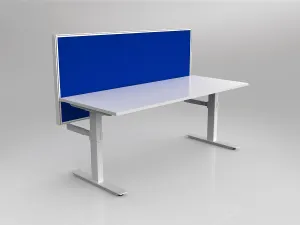 OL Agile 1 Person Workstation with 50mm Central Divider Screen thumbnail 5