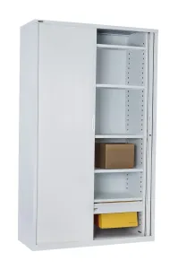 RL GO Tambour Sliding Door Cupboard with 5 Shelves thumbnail 3