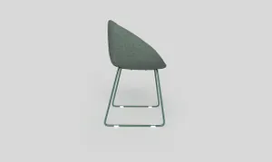 OL Vista Fabric Upholstered Sled Base Tub Chair thumbnail 7