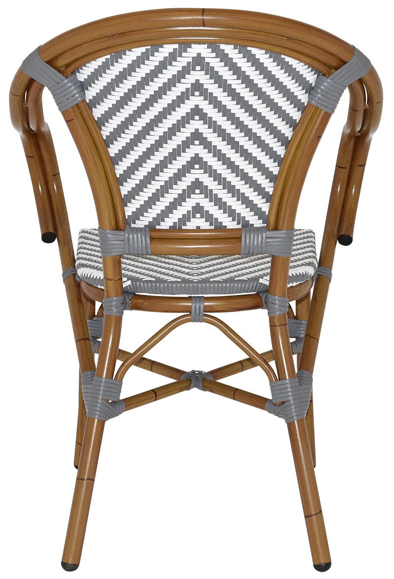 EZ Amalfi Synthetic Wicker Aluminium Frame Outdoor Armchair
