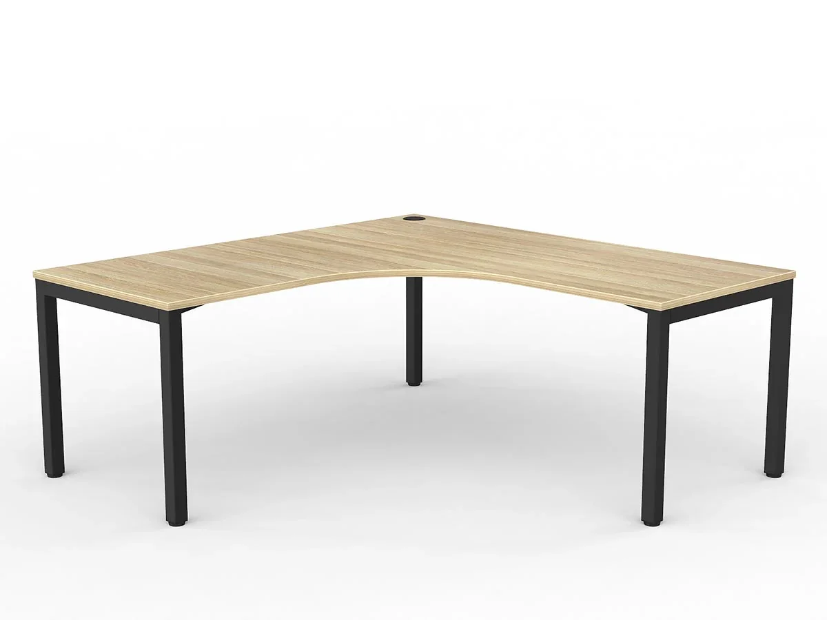 OL Axis Single User 90° Corner Desk