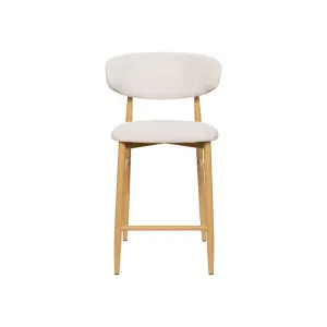 VI Louis Fabric Upholstered Metal Leg Bar Stool thumbnail 7