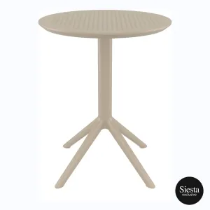 FL Sky Hospitality Outdoor Round Folding Table thumbnail 1