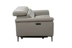 VI Kevin Leather Upholstered 2 Seater Electric Recliner Lounge thumbnail 6