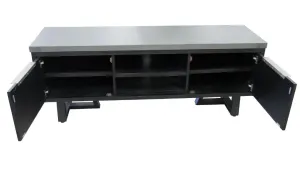 VI Maze Concrete Top Solid Timber 2 Door 1 Drawer Entertainment Unit thumbnail 3