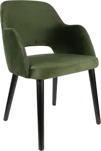 FL Sorbet Velvet Upholstered Timber Legs Hospitality Chair thumbnail 4