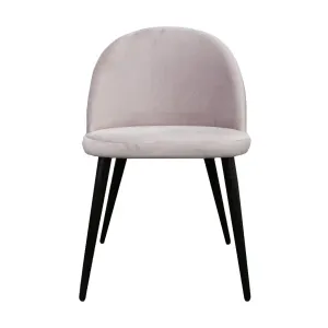 VI Channon Fabric Upholstered Metal Leg Dining Chair thumbnail 2
