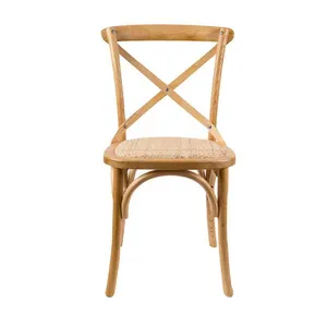 VI Cafe Timber Framed Ratan Seat Dining Chair thumbnail 3