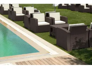 FL Monaco Hospitality Outdoor Lounge Armchair thumbnail 11