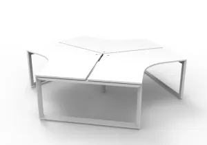 RL Infinity 120 Degree Loop Leg System Desk for 3 Users thumbnail 5