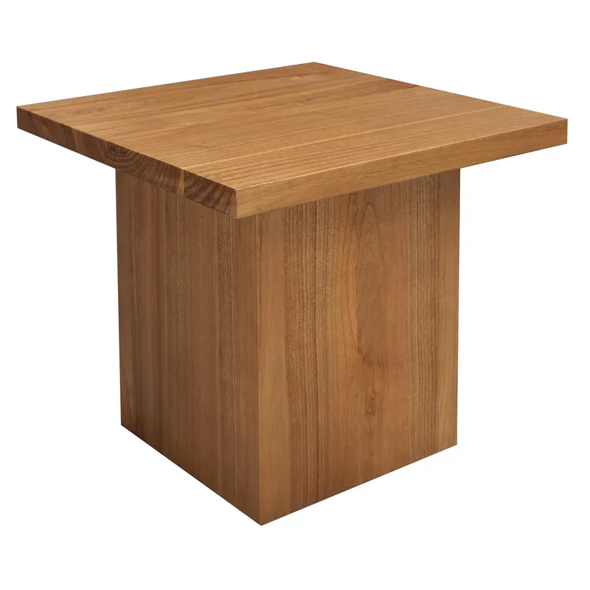 CT Oscar Petite Solid Timber Square Lamp Table