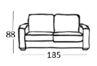 EL Rosario Fabric Upholstered Sofa Bed thumbnail 3