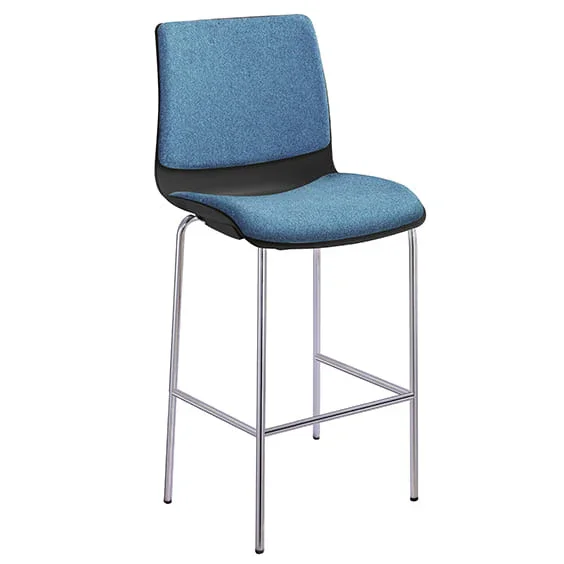 ST Pod Black Shell Upholstered Stackable Hospitality High Chair