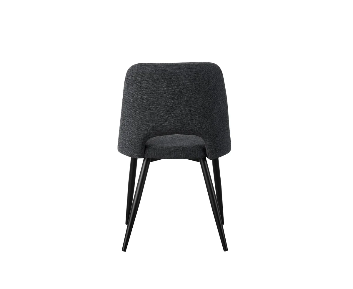 BT Zara Fabric Upholstered Metal Leg Dining Chair