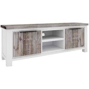 VI Homestead Solid Timber 2 Door 1 Drawer TV Unit thumbnail 2