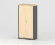 GP OMsystem Full Door Cabinet - Oak with Ironstone