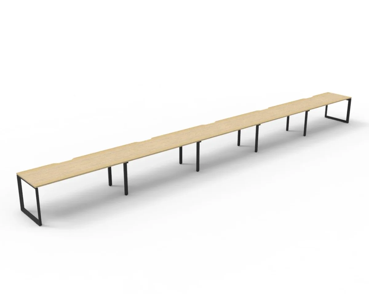 RL Infinity Single Sided Loop Leg System Desk
