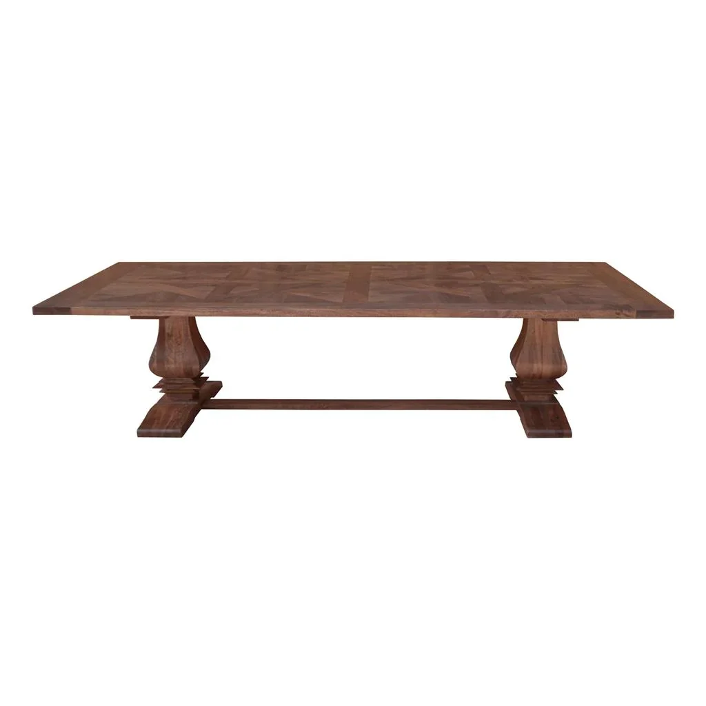 VI Kensington Parquetry MKII 2.45m and 3m Dining Table – Oak