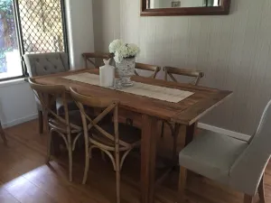 MF Farmhouse Recycled Elm Timber Dining Table thumbnail 3