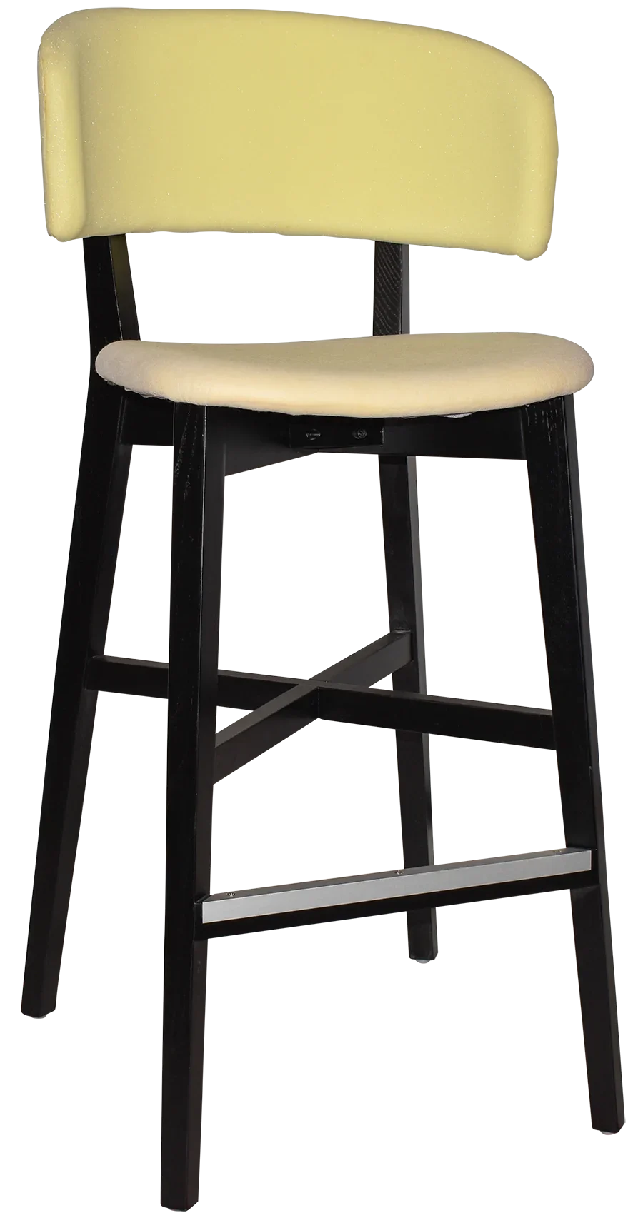 EZ STOOL TORINO BLACK - UNUPHOLSTERED (BACK & SEAT)
