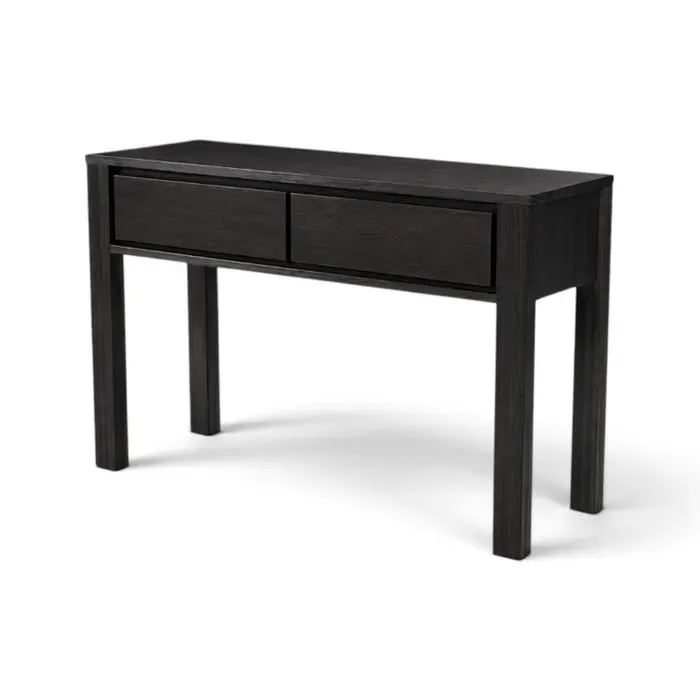 MD Canva Solid Timber 2 Drawer Hall Table