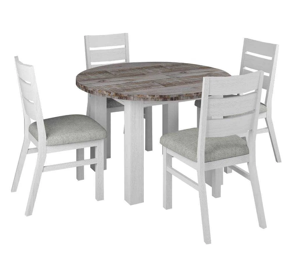 VI Homestead Solid Timber Fabric Seat Dining Chair