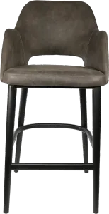 FL Sorbet Premium Vinyl Timber Legs Hospitality Barstool thumbnail 7