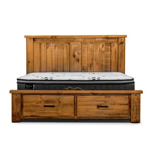 VI Outback Solid Timber Bed with 2 Bedend Drawers thumbnail 1