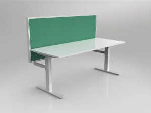 OL Agile 1 Person Workstation with 50mm Central Divider Screen thumbnail 7