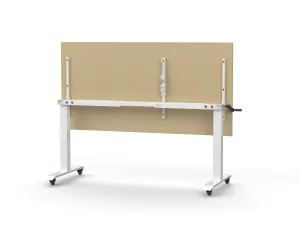 RL Boost Crank Flip Top Height Adjustable Table with Castors thumbnail 7