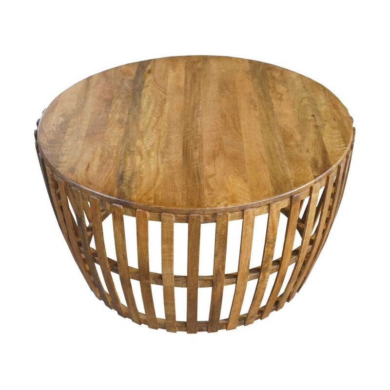 CR Laguna Solid Timber Round Coffee Table