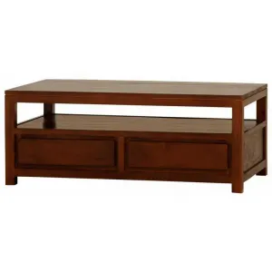 CT Amsterdam Solid Mahogany Timber 4 Drawer Coffee Table thumbnail 5