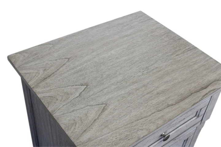 BT Pasadena Bedside Chest-Aged Black & Grey Sonoma