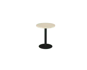 OL Metal Disc Base Round Meeting Table thumbnail 2