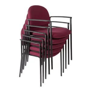 MA Lazer 50 Fabric Upholstered Stackable Side Chair thumbnail 5