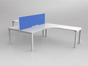 OL Axis 2 User 90° Workstation with Screen - Breathe Fabric thumbnail 1