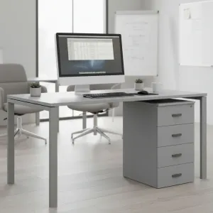 DD CC Plus 4 Drawer Under Desk Freestanding Pedestal thumbnail 2