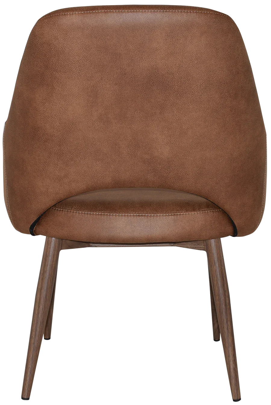 EZ Albury Walnut Colour Metal Leg Upholstered Hospitality XL Armchair