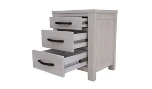 VI Florida Solid Timber 3 Drawer Bedside Table thumbnail 3
