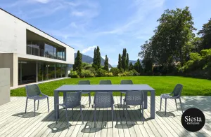 FL Vegas 8 Seater Hospitality Outdoor Extendable Dining Table with Air Chair thumbnail 2