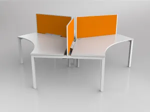 OL Axis 3 User 120° Workstation with Screen - Breathe Fabric thumbnail 11