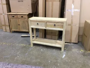 MF Chinese Antique Reproduction 2-Drawer Hall Table with Shelf thumbnail 5